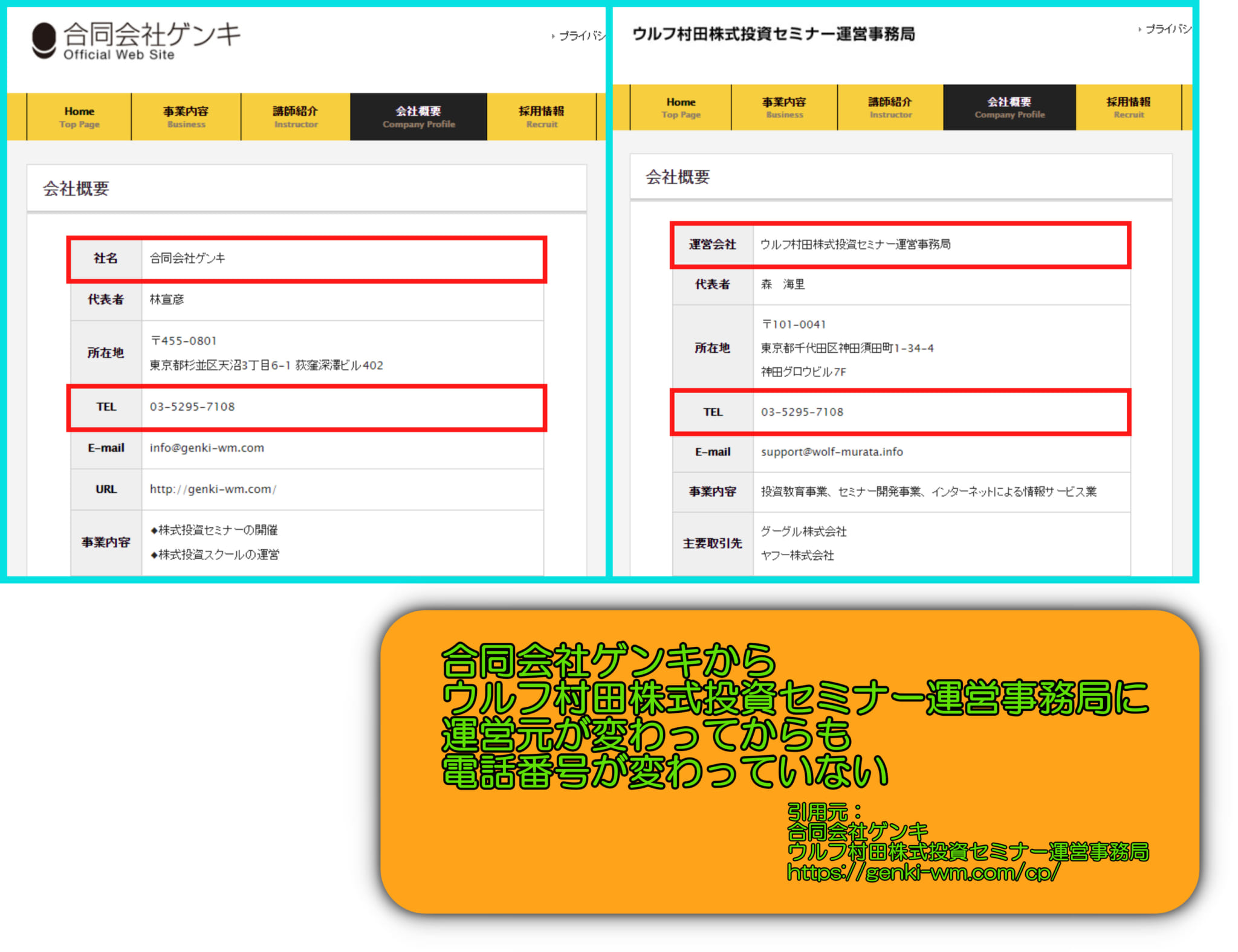 合同会社ゲンキが6700万円を脱税！電話番号から判明した不審点